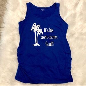 Jimmy Buffett MATERNITY tank top! Margaritaville